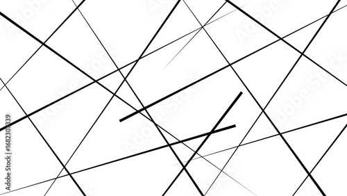 Random chaotic lines abstract geometric pattern texture. Trendy random diagonal lines image. Random chaotic lines.
