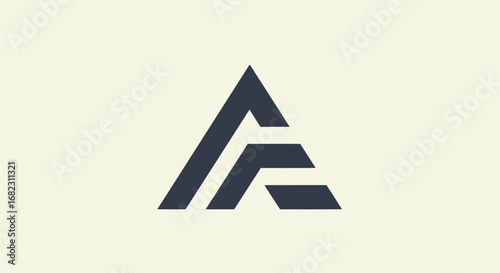 Modern A letter logo design for business branding and identity.