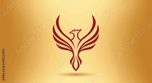Phoenix Logo Design Symbol of Rebirth and Strength.