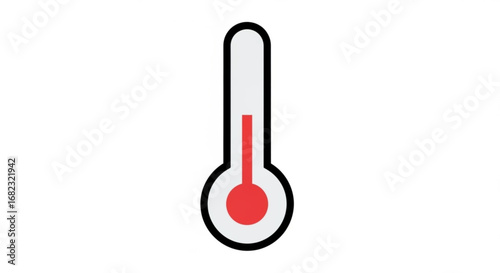 Thermometer temperature check medical health hot cold weather temperature reading icon vector graphic design