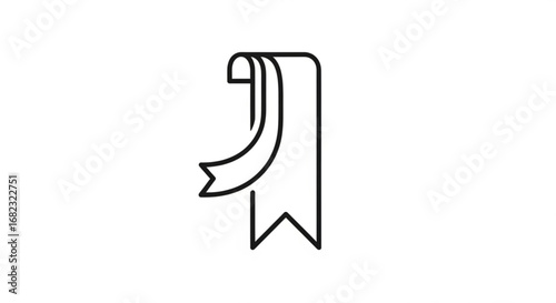 Downloadable ribbon vector graphic for web design and print media projects available in svg and png formats