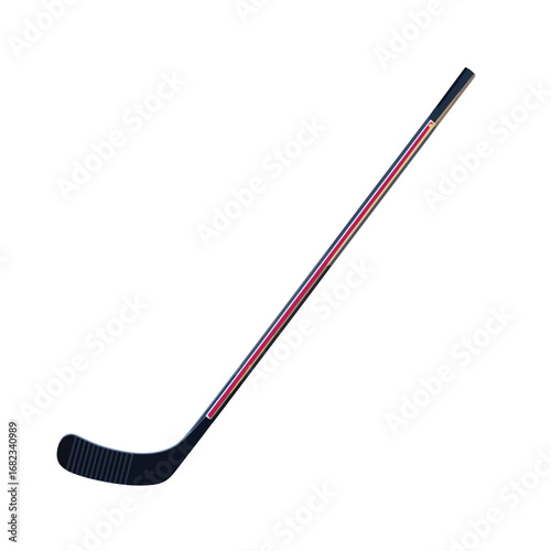 hockey stick isolated in White Background, hockey stick vector, Flat lay vector illustration