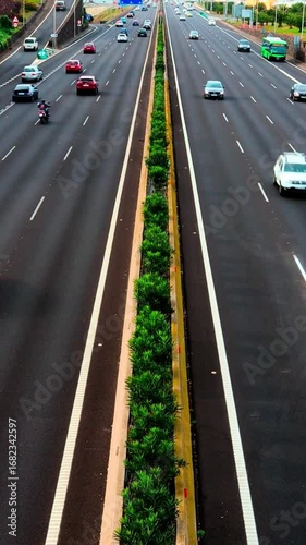traffic on the road