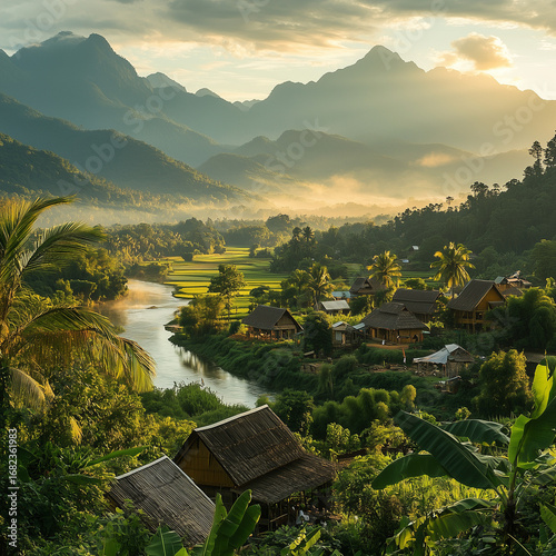 village in the mountains