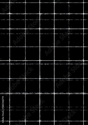 Wallpaper Mural Black and white grid pattern, textured Torontodigital.ca