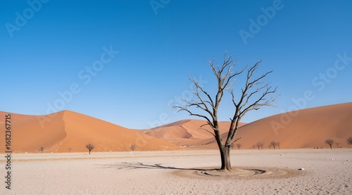 lonely tree in the desert