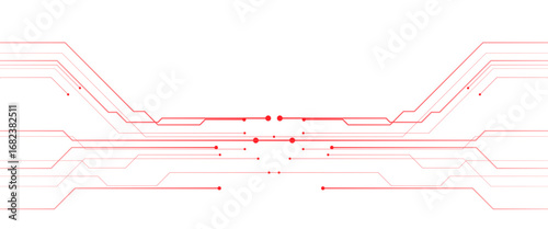 Vector abstract technology background circuit board for web banner background