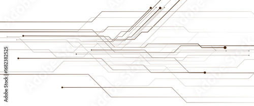 Vector abstract digital technology with line digital technological for web banner background
