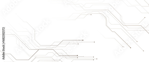 Vector abstract design element with geometric background of pattern with a circuit.