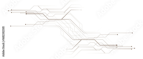 Vector abstract digital technology with line digital technological for web banner background