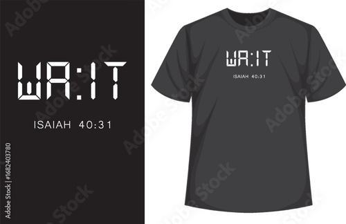 Christian bible verse t shirt design illustration vector