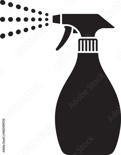 Spray bottle vector icon