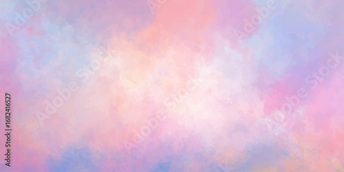 Abstract pink and purple watercolor texture grunge wallpaper design with a vintage aged paper background. hand drawn painting, Color powder exploding canvas element. watercolor digital art painting.