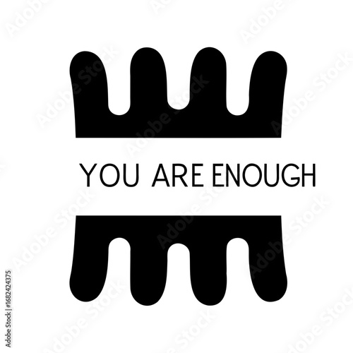 Gye Nyame Adinkra Symbol Featuring the Powerful Message You Are Enough