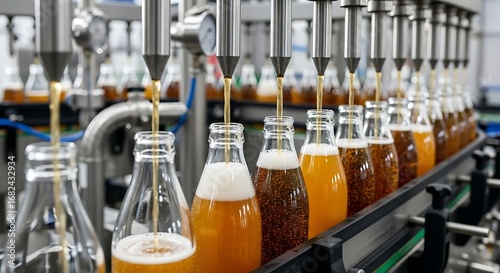 Beer manufacturing with modern brewing technology and quality control