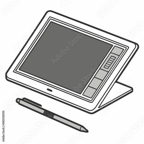 Digital drawing tablet and stylus digital tablet graphics