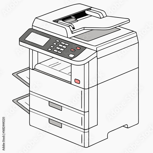 Office Printer With Paper Tray copier scanner