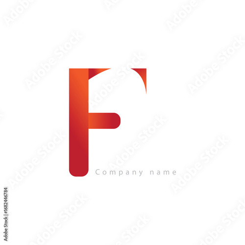 F letter logo monochrome design on black background.F letter design for business logo