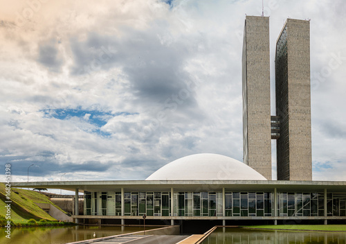 Distrito federal, brasilia, praça dos três poderes.