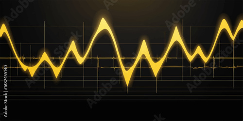Medical EKG heartbeat pulse on a blue hospital monitor screen showing a line graph wave