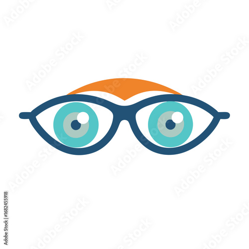 eye glasses vector