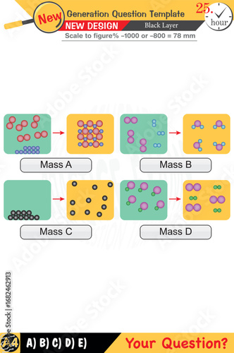 Focused on chemistry and chemical concepts, integrating numerical and verbal lessons with next-generation problems. Designed for high school and middle school, 2026 exam templates, for teacher, eps