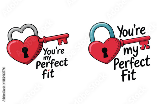 Heart lock and key romantic message love romance