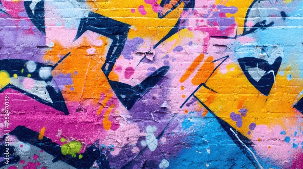 Obraz premium graffiti on wall
