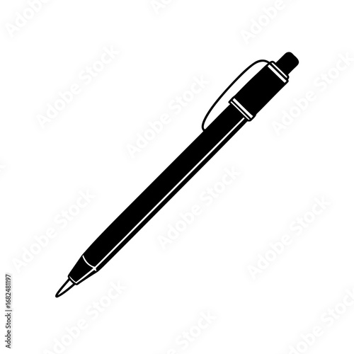fountain pen isolated on white background