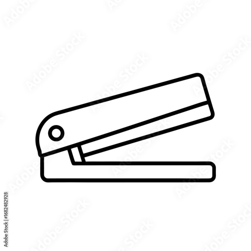 staple gun isolated on white