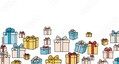 Celebrate with vibrant gift boxes, perfect for holidays, birthdays, and special occasions