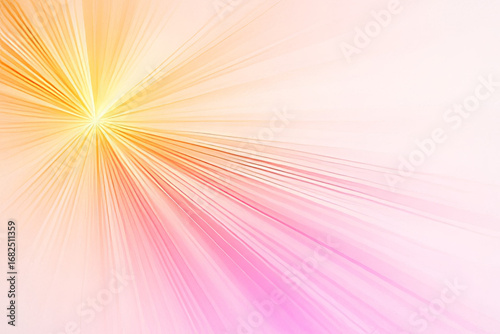 Radiant burst of light with vibrant colors emanating from a central point, creating a dynamic and energetic abstract background