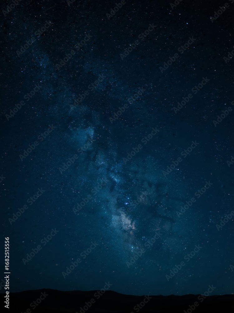 Fototapeta premium Starry Night Sky with the Milky Way Galaxy