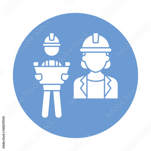 Engineer  Vector Icon which can easily modify or edit