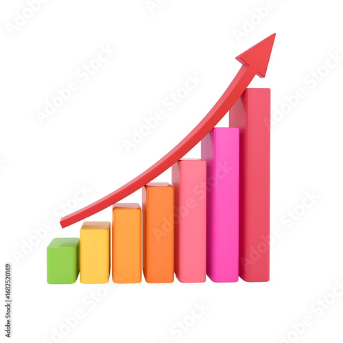 Free Download business graph on white background - GFXLoad