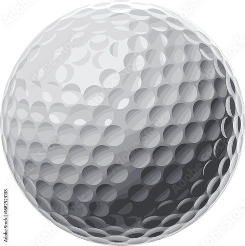 Golf ball close-up, detailed dimples texture, sports equipment, white golf ball isolated, outdoor golf game, professional golf ball design, golf accessory, sport gear equipment