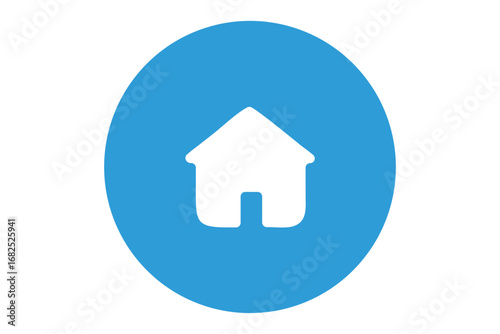 Hand Painted Home Icon Illustration