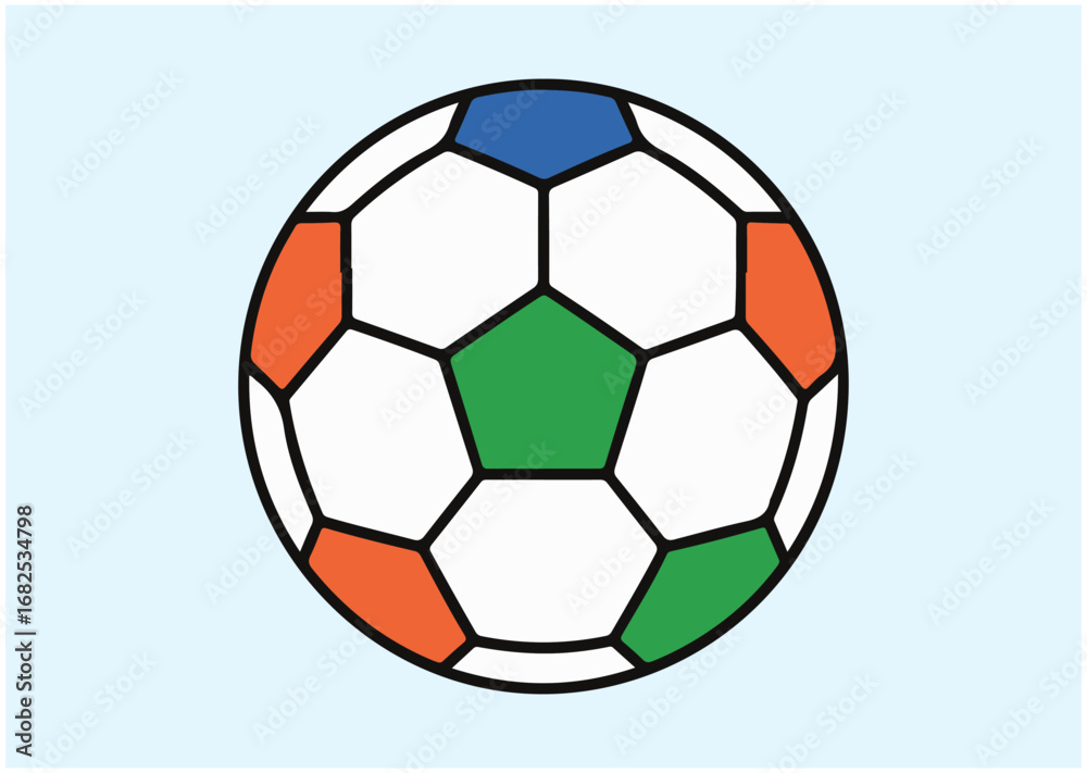 Obraz premium Soccer Football ball Icon, Soccer Football ball vector
