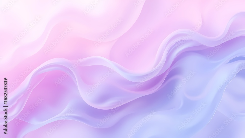 Obraz premium 流れるようなパステルカラーの優雅な抽象背景