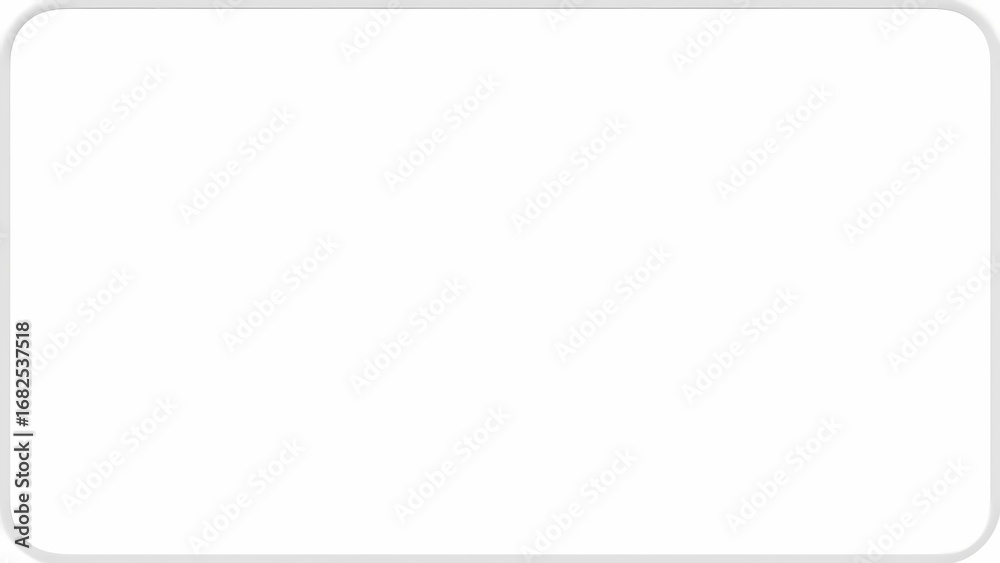 Obraz premium クリーンな白背景とライトグレー枠