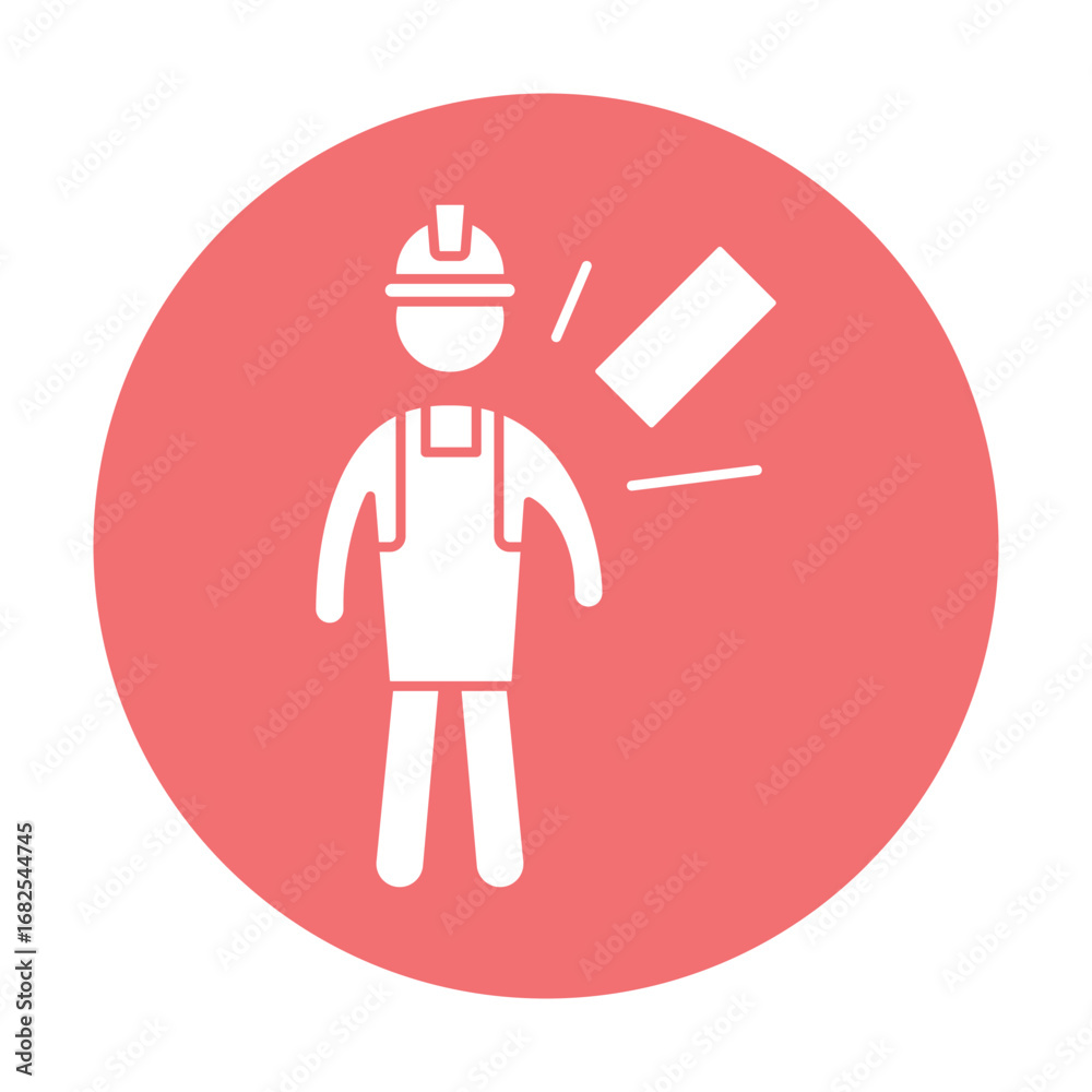 Fototapeta premium Work alert Vector Icon which can easily modify or edit