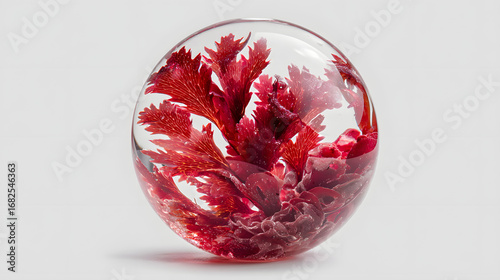 astaxanthin extract and bubble	

