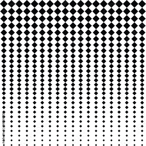 Geometric pattern of black diamonds on a white background. Seamless harlequin pattern-black and white. eps 10