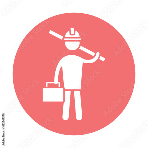 Architect  Vector Icon which can easily modify or edit