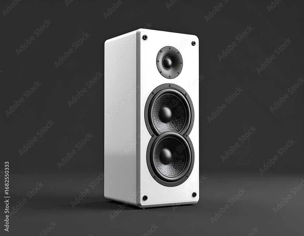 Obraz premium White Speaker Studio Scene