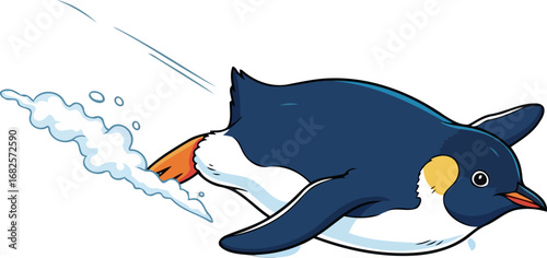 emperor penguins underwater ballet a symphony of grace and power, isolated on transparent background