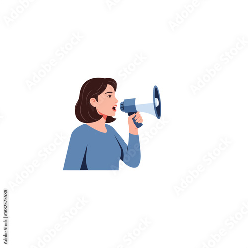 Loud Announcement Teamwork, Cooperation & Leadership Icon Set for Meetings, Discussions, and Strategic Planning