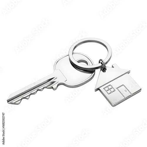 A keychai with a keychai attached to it - Transparent Background