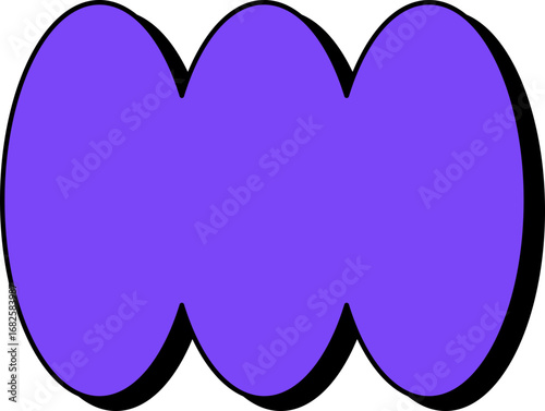 Neobrutalism Abstract Shape