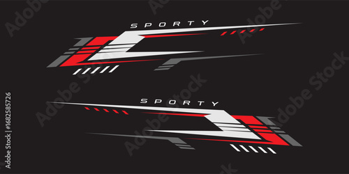 sporty livery car or motorcycle